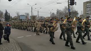 Прохід Колони Воїнів Афганістану Та Ліцеїстів.луцьк 2019