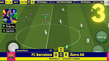 efootball 2025 Mobile Gameplay Walkthrough |Matchday 3 | Part 3[60FPS] 😍(Android & iOS)