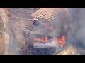 Crews battle brush fire in Santa Clarita