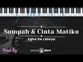 Sumpah & Cinta Matiku - Egha De Latoya (KARAOKE PIANO - FEMALE KEY)