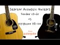 Starter Acoustic Guitars - Fender CD-60 vs Epiphone DR-100