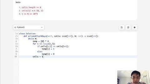 Leetcode - Prison Cells After N Days (Python)