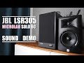 Microlab Solo 6C vs JBL LSR305  ||  Sound Demo w/ Bass Test