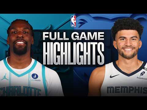 HORNETS at GRIZZLIES | NBA PRESEASON FULL GAME HIGHLIGHTS | October 16, 2026