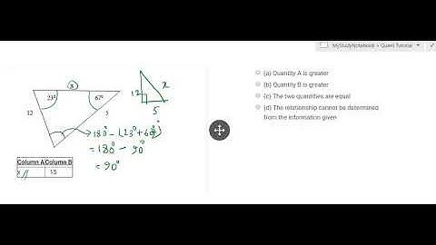 GRE Math/Quant Tutorial Geometry 80. Triangle