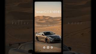 'NISSAN GT-R NISMO 🔥 The God-Zilla of the Desert! 🏜️ #GTRNismo