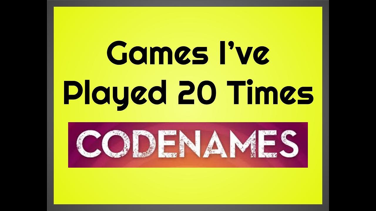 Dramatic Codenames 2: a Game to Remember #codenames
