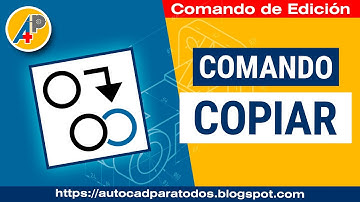 Como copiar objetos en AutoCAD - Comando COPIA / COPY
