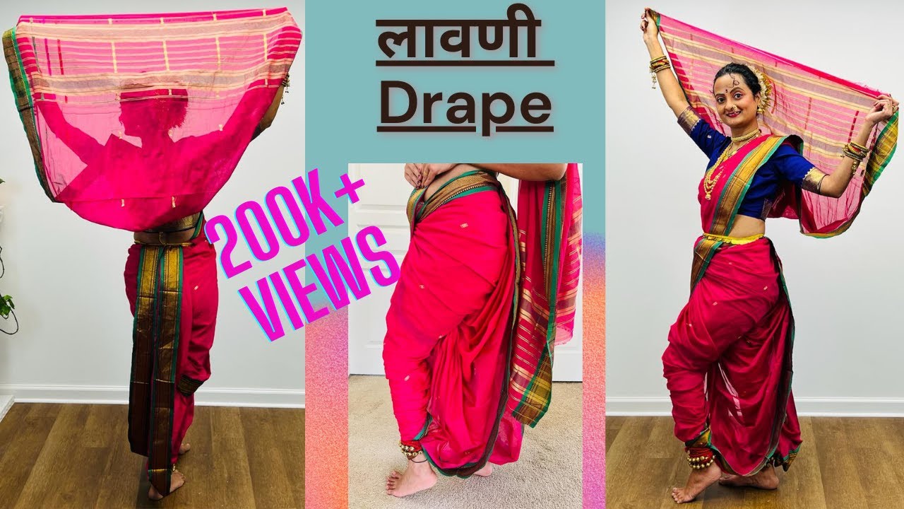 Lavni Saree Drape  by Sapana W  Marathi Video