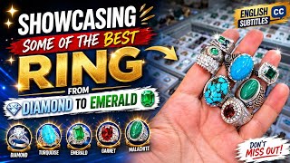 💎 Stunning Natural Gemstone Rings Collection | Emerald, Ruby, Sapphire & More | English Subtitles