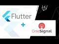 Onesignal push notification with flutter projects