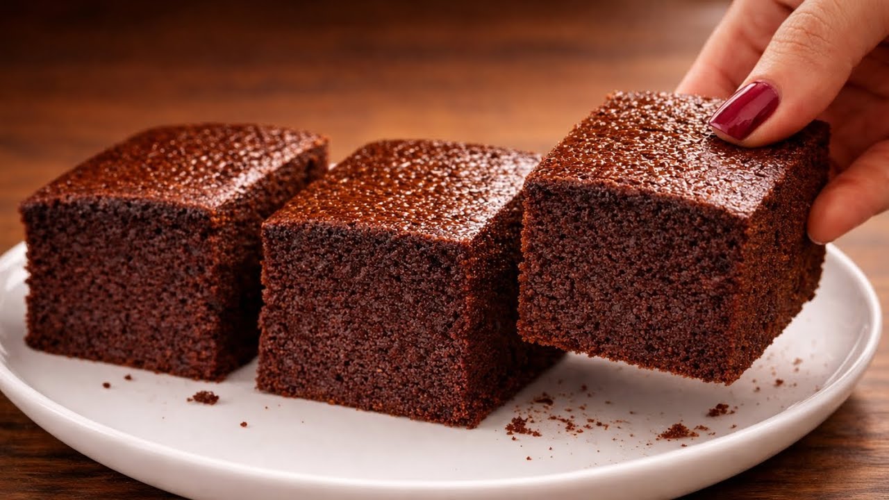  1234 Chocolate Cake without Yogurt & Butter | Soft, Fluffy, and Perfect with Tea or Coffee