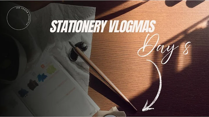 Stationery VlogMas Day 8, New gift from me to me, Today's Ink Advent Calendar color is...