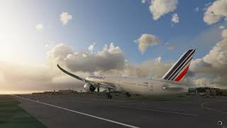 AIRFRANCE 787 Collision with Bus at Take Off St. Maarten - Crash after seconds into Ocean