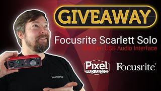 New Giveaway - Focusrite Scarlett Solo by Pixel Pro Audio 417 views 2 years ago 2 minutes, 38 seconds
