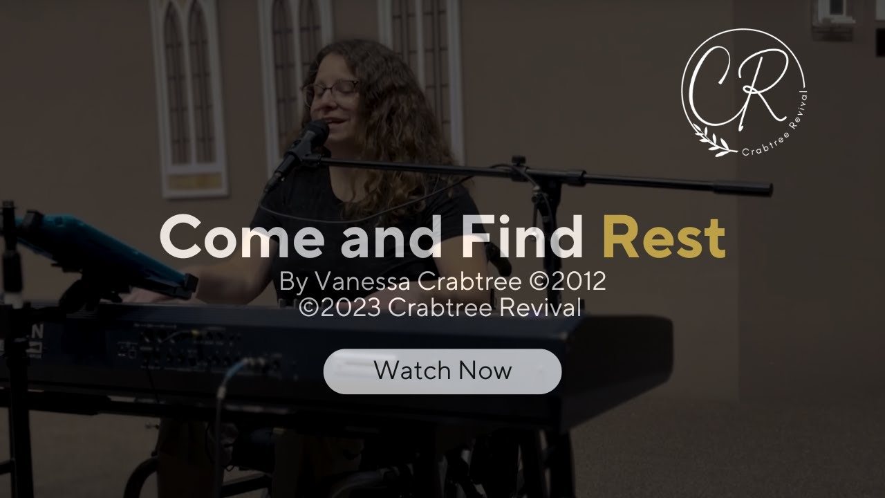 Come and Find Rest Original by Vanessa Crabtree (2023)