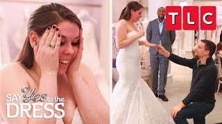 A Surprise Proposal at Kleinfeld! | Say Yes to the Dress | TLC