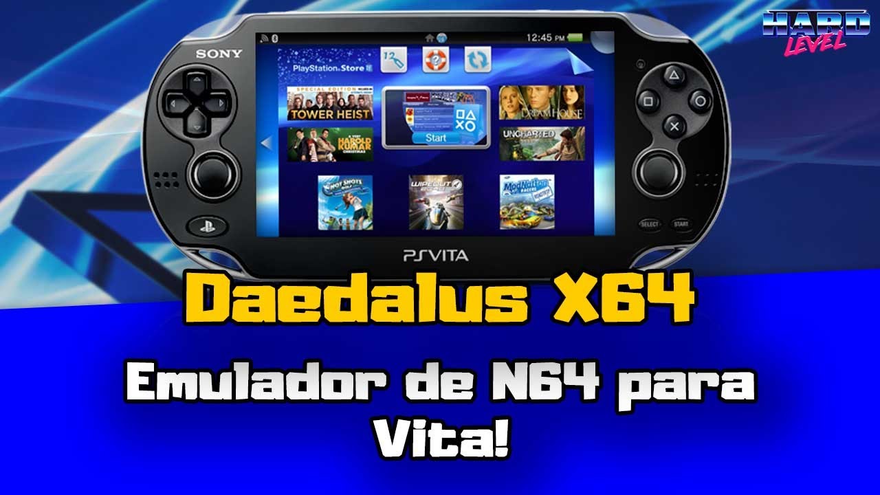 Daedalus X64 - Emulador de N64 para PS VITA agora em VPK próprio