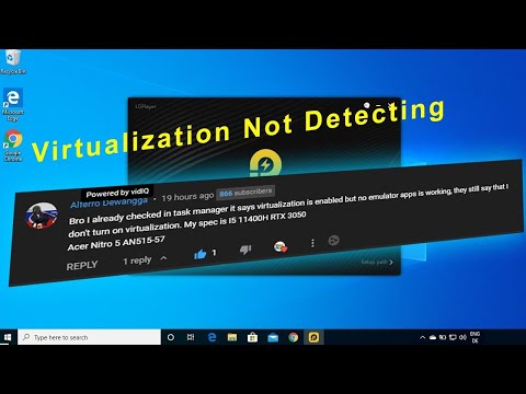 Fix LDPlayer Not Detecting Your Already-Enabled VT | LDPLAYER 9