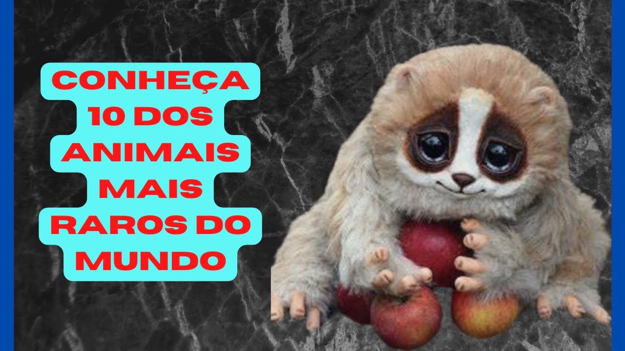 Rao Raro Raro Top 10 dos Animais mais raros do mundo! - YouTube
