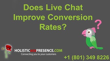 Does Live Chat Improve Conversion Rates