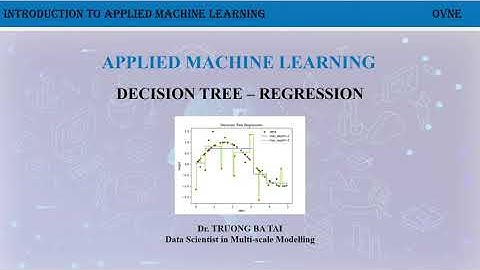 Máy Học Ứng Dụng - Bài 5.  Mô Hình Cây Quyết Định Hồi Qui (Decision Tree Regression)