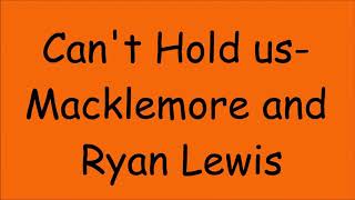 Macklemore and Ryan lewis - can 't hould us-letra Resimi