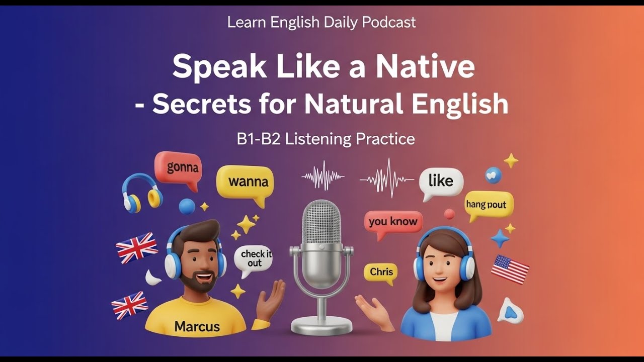 Speak Like a Native – Secrets for Natural English | B1–B2 Listening ...