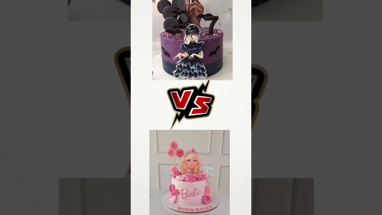 Wednesday Vs Barbie Showdown WednesdayVsBarbie GothVsGlam DarkVsPink YouTubeShorts TrendingNow