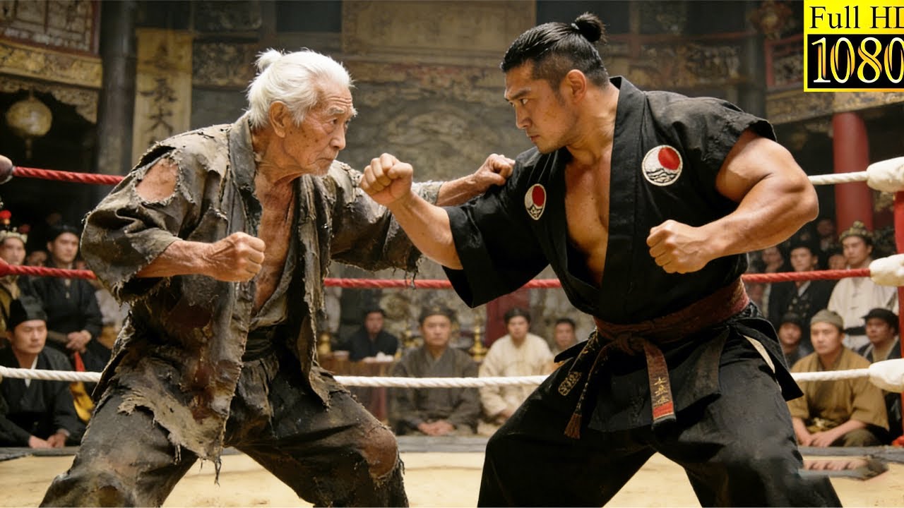 Слабый старик? Нет, это КОРОЛЬ стиля богомола! Японский мастер РАЗГРОМЛЕН мгновенно!