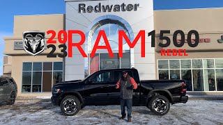 New 2023 RAM 1500 Rebel - Red Interior Accents | Stock # PR18213 - Redwater Dodge