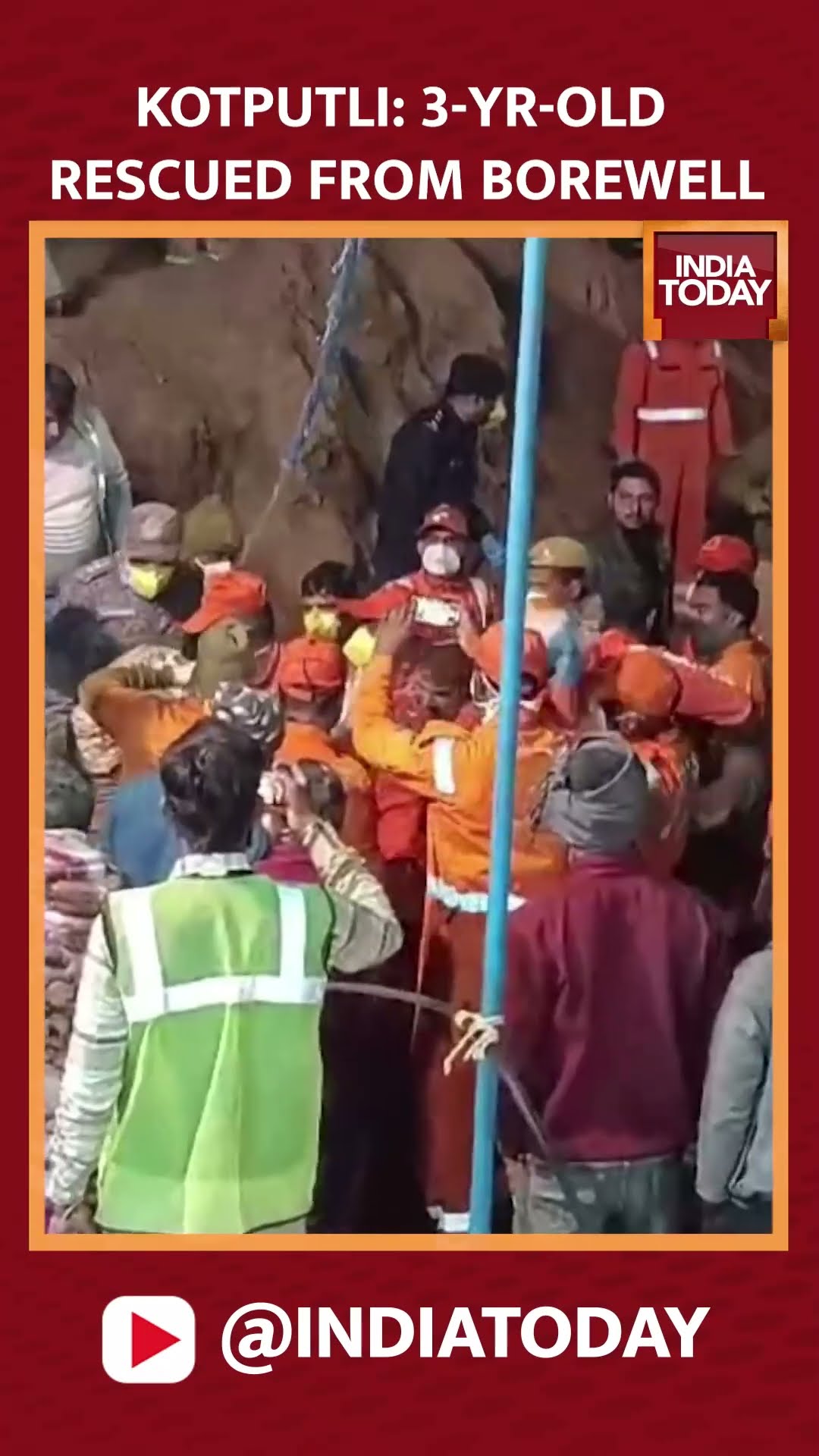 3-year-old Girl, Who Fell In A Borewell In Rajasthan's Kotputli, Rescued