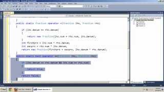 Equals Operator Overloaded Part-1 in C#.Net Tamil