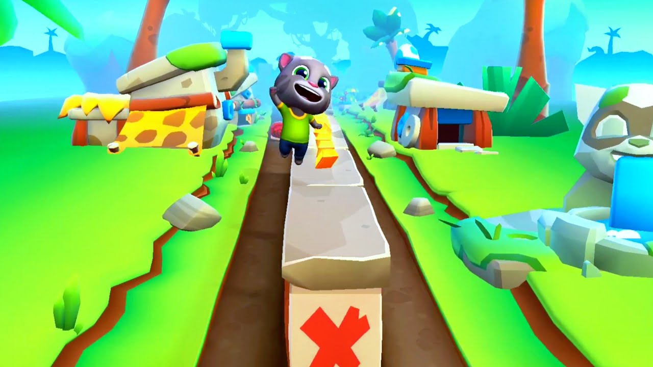 My Talking Tom Time Rush Gameplay | Fast Endless Run Fun 🐱💨