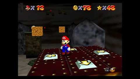 Super Mario 64 - Hazy Maze Cave: 100-Coin Star