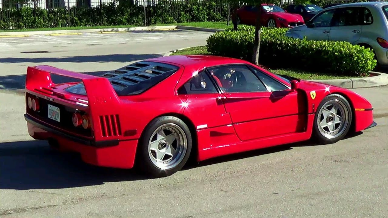 FERRARI F40 $1 MILLION DOLLAR SUPERCAR.1,315 F40s were manufactured in ...