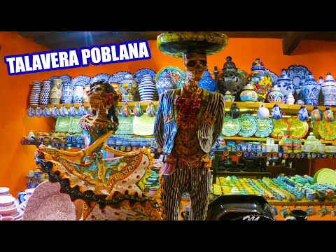 Vídeo: Talavera Poblana Cerâmica de Puebla, México