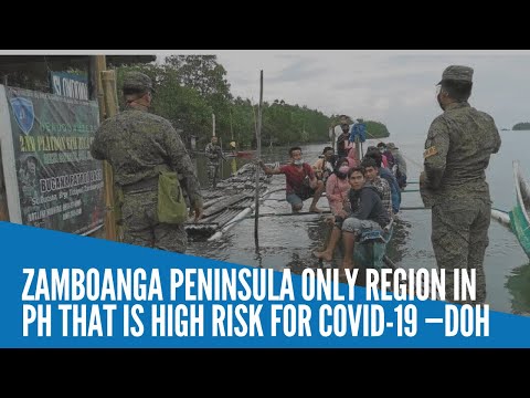 Zamboanga Peninsula only region in PH that is high risk for COVID-19 —DOH