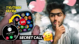 TOP 3 Problems Of T800/T900 Ultra Smart Watch | 🆘 SECRET Calling App 🤫 | Sos Feature T10 Ultra | YL screenshot 4