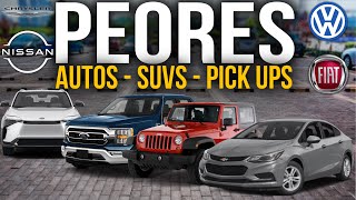 NO COMPRES ESTOS 21 AUTOS, SUVS Y PICKUPS  EN 2024 | LOS  PEORES