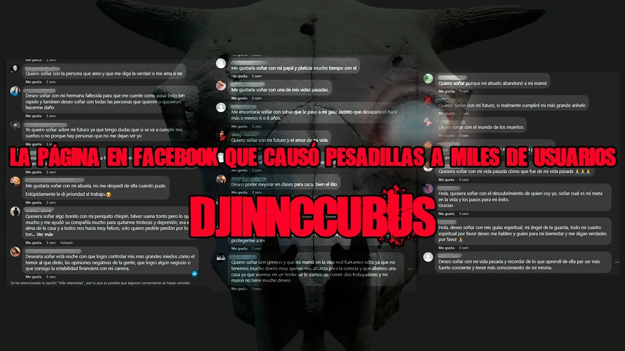 La página de Facebook que causó pesadillas a miles de usuarios: DJINNCCUBUS