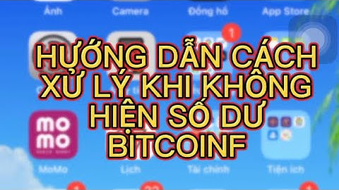 Ví Không hiện số dư BITCOINF thì phải làm sao?