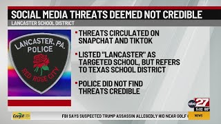 Social media threats made towards Chambersburg Area School District