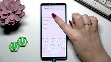 SONY Xperia 10 VII – How to Change Keyboard Language