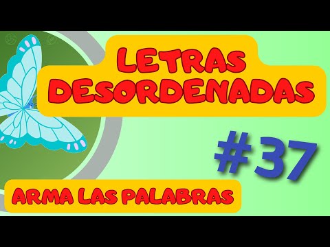Palabras ocultas-Letras desordenadas - | ANAGRAMAS en español #037