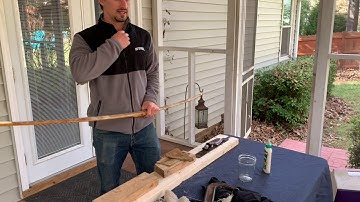 Raw Hide Backing a Bow (how to Video)