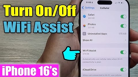 iPhone 16/16 Pro Max: How to Turn On/Off WiFi Assist