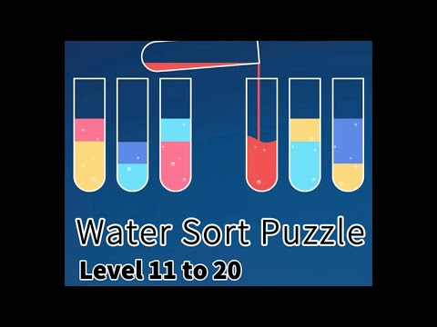 Water Sort Problem Algorithm Water Sort Puzzle - Level 11 to 20 - YouTube