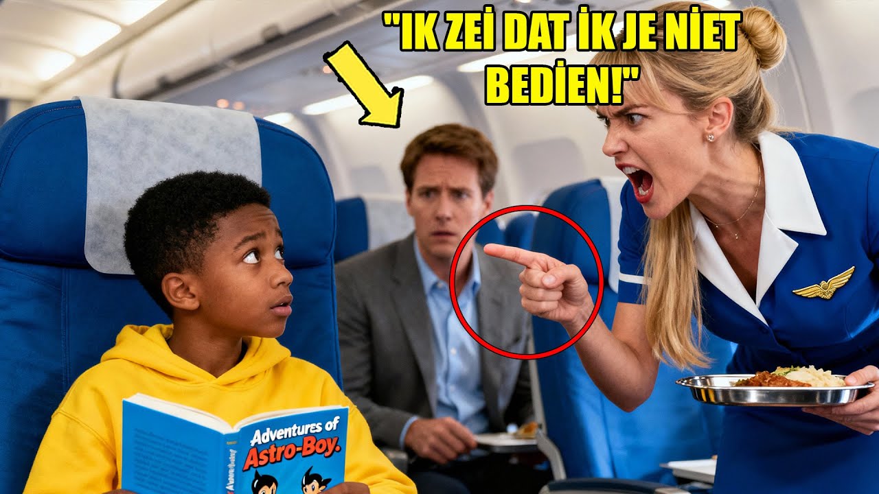 Stewardess weigert zwart kind eten, CEO-vader ontslaat haar direct