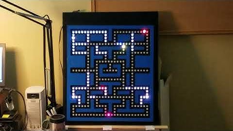 LED Pacman with Z80 Retro Board